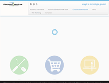 Tablet Screenshot of platinum-services.it